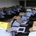 नकल पर रोक : परीक्षा में नकल रोकने के लिये पहना दिया डब्बा