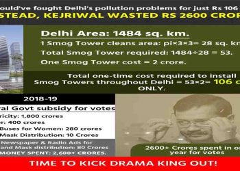प्रदुषण पर भाजपा ने केजरीवाल को घेरा : कहा जानबुझकर प्रदुषण करवा रही सरकार