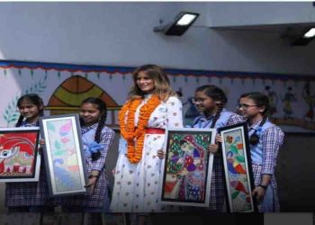 मिथि‍ला पेंटिंग पाकर मेलि‍निया ट्रंप ने कहा – सबसे खुबसुरत गिफ्ट