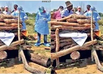 बिहार सरकार की बड़ी लापरवाही : चिता पर था शव, तब कोरोना का सैंपल लेने पहुंचे स्वास्थ्य कर्मचारी