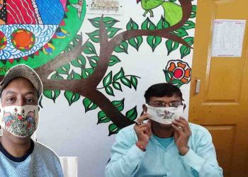 मधुबनी पेंटिंग से कोरोना वायरस पर जागरूकता फैला रहे हैं कलाकार