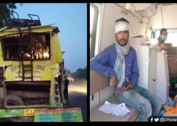 हिमाचल प्रदेश से मजदूरों को लेकर बिहार आ रही बस यूपी में दुर्घटनाग्रस्त, 7 घायल 2 की हालत गंभीर
