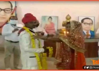 लॉकडाउन में खाना बांट रहे युवक को भीख मांग रही लड़की से हुआ प्यार, फिर रचाई शादी