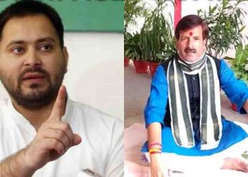 मजदूर दिवस पर राजद बैठ गई है अनशन पर : लगा रहे, नीतीश कुमार शर्म करो के नारे