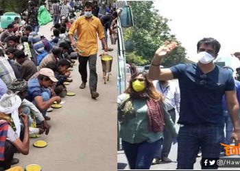 बिहारी मजदूरों के मसीहा बने सोनू सूद : हर रोज खिला रहे 45 हजार मजदूरों को खाना