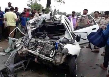 दर्दनाक सड़क हादसे में, बिहार आ रहे 9 लोगों की हुई मौत