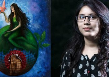 Archana Mishra, Archna Mishra Saharsa, Mithila Painting, Mithila Art Work, Mithila Sari, Mithila Painting Mask, Bihar, Saharsa, Saharsa girl, Fine Art, Painting, Bihar Samachar, Bihar Khabar