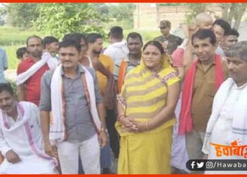 Bihar Chunav, Jagdishpur, Pregnent lady in bihar chunav, Lady in Bihar Chunav, Bihar Chunav 2020 me mahila candidate,