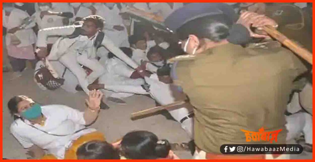 Madhya Pradesh News, Lathi Charge on Corona Warriors, Shiv Raj Singh Chouhan, MP news, Corona Warriors,