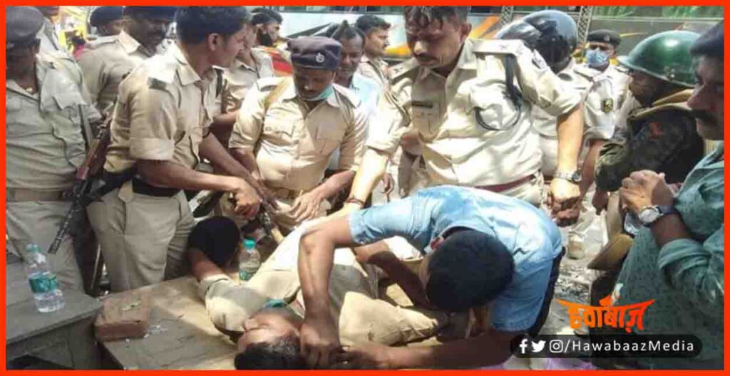 Studants ne Kata Bawal, Bawal, Bihar Protest, Bihar Protest, Studant Protest, Bihar Khabar, Bihar hindi news, Bihar lettest news, Bihar update,