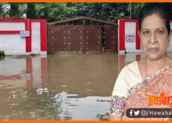 Bihar, Patna Hua Pani Pani, Bihar me Jaljawav, Jalmagn Hua patna, Bihar news, Bihar lettest news, Bihar khabar, Bihar hindi news, Bihar update, Dipti CM, Renu Sinha, Bihar Deputy CM ke ghar ghusa pani, Airport me ghusa pani,