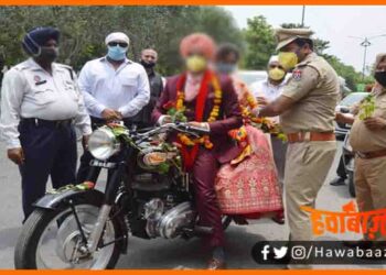 Indian Bride on MoterCycle, Dulhan Apne ashik ke sath bhag gayi, Dulhan ashik ke sath farar, Bihar me dulhan ka kamal, Dulhe ka munh kala,