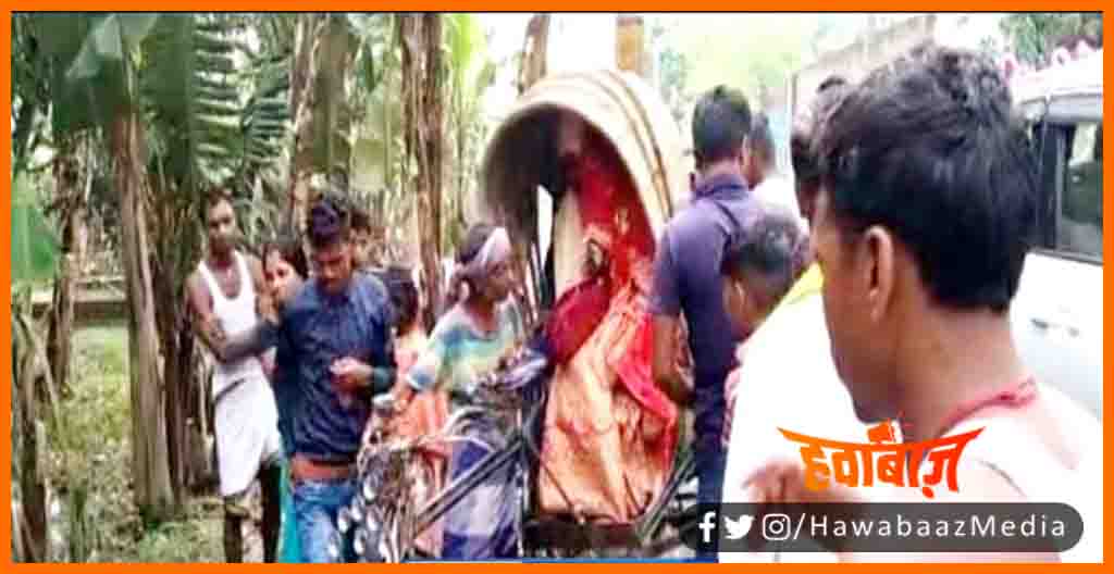 Dulhan Pahunchi Rikshe se sasural, Bihar me is gaon me nahi hai pakki sadak, Bihar me gaon me pakki sadak nahi hain, Bihar news, Bihar lettest news, Bihar khabar,