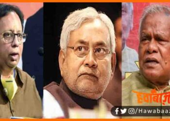 Jeetan Ram Manjhi, BJP, NDA, Sanjay Jaiswal, NDA SE out honge Manjhi, Co-odination comity, Bihar news, Bihar political news,