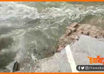 Badh se toot gayi sadak, Flood in Bihar, Bihar news, Bihar lettest news, Bihar update, Bihar khabar, Bihar hindi news, Bihar samachar, Bihar update,