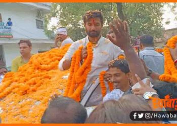 Nitish Kumar hai jativadi soch ke, Chirag paswan, Chirag paswan in ara, Jatiwadi hai nitish kumar,